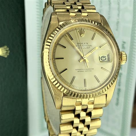 second hand rolex datejust|rolex datejust goud.